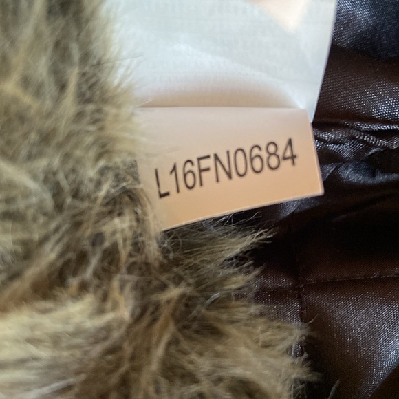 Eddie Bauer Trapper Hat Faux Fur Down Feather Black Quilted Unisex Size S/M - Picture 17 of 17